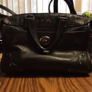 Black Coach Cross Body Purse